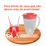 JARRA TRANSPARENTE COM TAMPA