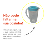 JARRA TRANSPARENTE COM TAMPA