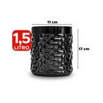 Kit 4 Potes Mosaico Organizadores Para Mantimentos e Cozinha