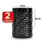 Kit 4 Potes Mosaico Organizadores Para Mantimentos e Cozinha