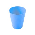 Copo De Plástico Ondulado 350ml Resistente Colorido Para Crianças