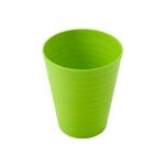 Copo De Plástico Ondulado 350ml Resistente Colorido Para Crianças