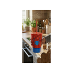 Copo Infantil Do Homem Aranha Marvel Personalizado Com Canudo Kids Crianças Para Agua Suco 550ml