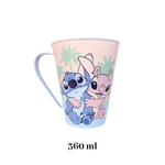 Caneca de Plástico stitch 360 ml Infantil -  Plasutil