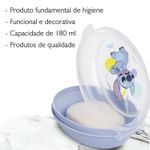 Saboneteira Stitch Disney Infantil Com Vedação Para Escola e Viagem