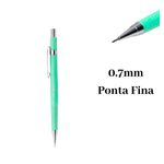Lapiseira Técnica Metálica 07mm Para Escolar Profissional Desenho Precisão Lapiseira Azul