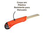 Estilete Grande 18mm Lâmina Retrátil Reforçado Para Artesanato Escola