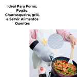 Luva Termica Cozinha Silicone Luvas Térmicas Pegador Térmico Protetora Multiuso Forno Fogão Casa