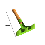 Kit 3 Ferramentas Para Jardim Pá Larga Fina e Ancinho Jardinagem Plantio