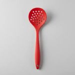 Escumadeira de Silicone Grande Para Cozinha Utensílio Culinário Frituras Alimentos