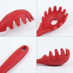 Pegador De Macarrão Em Silicone Para Massas E Salada Cozinha Culinária
