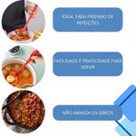 Concha de Silicone Para Cozinha Utensílio Culinário Caldo Feijão Sopa