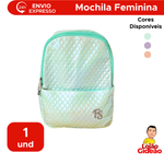 Mochila Feminina Grande Reforçada Escolar Faculdade Trabalho