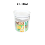 Pote Hermético 800ml Redondo Transparente Com Tampa Organizador Alimentos Cozinha