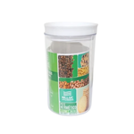 Pote Redondo Hermético Transparente Incolor Com Tampa Para Armazena Alimentos 1200ml