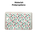 Bandeja de Natal Retangular Funda Natalina Para Ceia Decoração Mesa de Natal