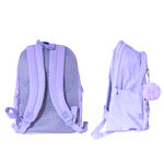 Mochila Escolar Juvenil Feminina Grande Espaçosa Resistente Com Chaveiro