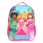 Mochila Escolar Infantil Princesas Glitter Reforçada Para Escola e Passeio