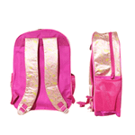 Mochila Escolar Infantil Princesas Glitter Reforçada Para Escola e Passeio