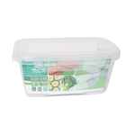 Pote Hermético 500ml Com Trava Plástico Transparente Para Alimentos Cozinha