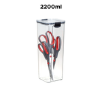 Pote Hermético 2200ml Acrílico Slim Organizador de Alimentos Cozinha