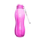 Garrafa Squeeze 600ml Plástica Colorida Com Alça Academia Trabalho Passeio