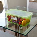 Pote Organizador 2950ml Verde Grande Para Alimentos Cozinha Mantimentos