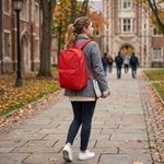 Mochila Escolar Universitária De Viagem Bolsa Grande Capacidade Moda Casual Unissex