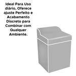 Capa Para Máquina de Lavar G Vinil Lisa Protetora Impermeável Tamanho Grande