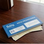 Kit 5 Talões Nota Promissória Grande 50 Folhas Bloco Para Pagamento