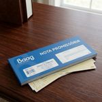 Talão Nota Promissória Grande 50 Folhas Bloco Para Pagamento e Cobrança