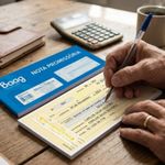 Talão Nota Promissória Grande 50 Folhas Bloco Para Pagamento e Cobrança