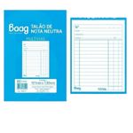 Talão de Pedido Nota Neutra 101x138mm Comanda Para Comércio Bloco Pedido