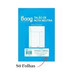 Talão de Pedido Nota Neutra 101x138mm Comanda Para Comércio Bloco Pedido