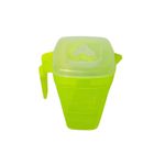 Jarra 2L Verde Neon Graduada Com Tampa Para Água Suco e Bebidas
