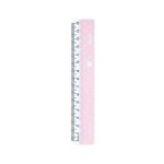 Régua Escolar 15cm Plástica Resistente Pequena Para Estojo Material Escolar