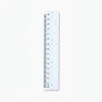 Régua Escolar 15cm Plástica Resistente Pequena Para Estojo Material Escolar