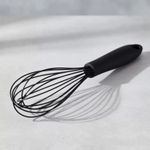 Batedor de Ovos Silicone Fouet Para Bolo Massa Clara Chantilly Cozinha