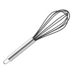 Batedor de Ovos Inox Para Bolo Chantilly Chocolate Cozinha