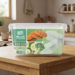 Pote 4500ml Com Travas Tampa Hermética Transparente Retangular Alimentos