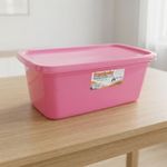 Pote Organizador 2950ml Rosa Grande Para Alimentos Mantimentos Cozinha