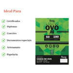 Papel Casca de Ovo A4 180g 50 Folhas Para Certificado e Diploma