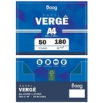 Papel Verge A4 180G Branco 50 Folhas Para Convite Certificado Diploma Cartão Visista Gráfica
