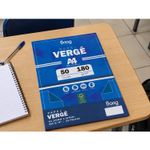 Papel Verge A4 180G Branco 50 Folhas Para Convite Certificado Diploma Cartão Visista Gráfica