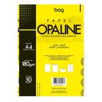 Papel Opaline A4 Branco 180g 50 Folhas Para Convites Cardápios e Artesanato