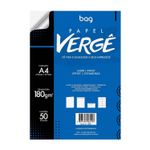 Papel Vergê A4 Creme 180g 50 Folhas Para Convites e Certificados