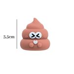 Apontador de Lápis Cocô Poop Emborrachado Divertido Escolar Infantil Sortido