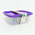 Kit 3 Potes Herméticos 500ml 1L 1,5L Para Alimentos Cozinha Organizador