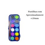 Aquarela 12 Cores Com Pincel Para Escola Trabalhos Artísticos