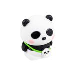 Apontador de Lápis Panda Emborrachado Fofo Infantil Para Estojo Escolar